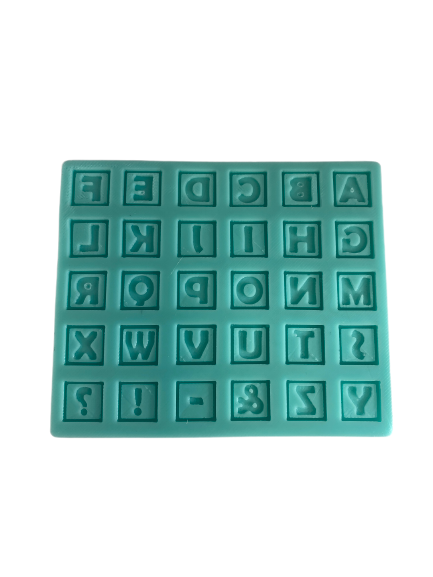 Silicone Mould  Fondant Alphabet