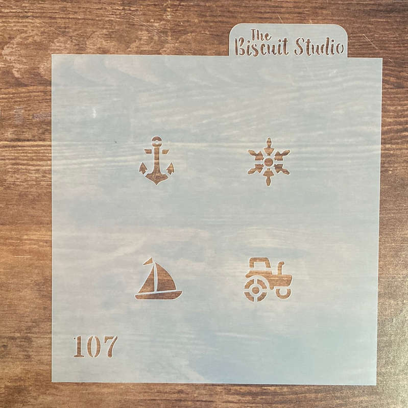 Biscuit Studio Baby Boy Stencil Set 5pc