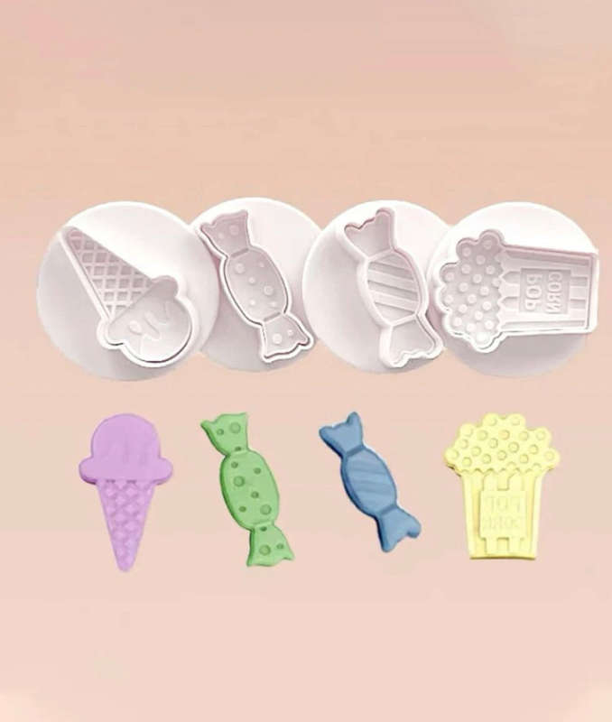 Candy Fondant plunger Cutter