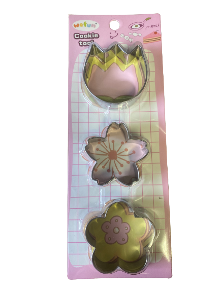 Metal Cookie Cutter Flowers