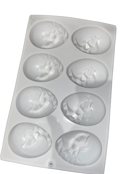 Silicone Mould Chocolate Geometric Easter Egg