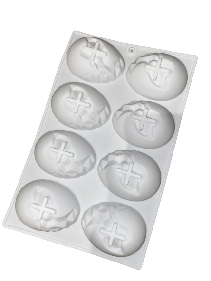 Silicone Mould Chocolate Geometric Easter Egg