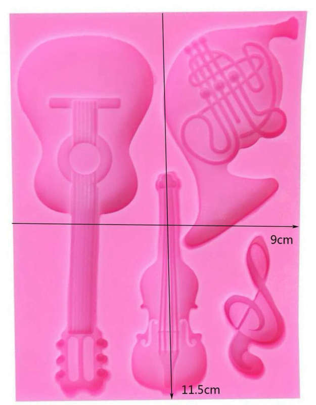 Silicone Mould Music Guitar