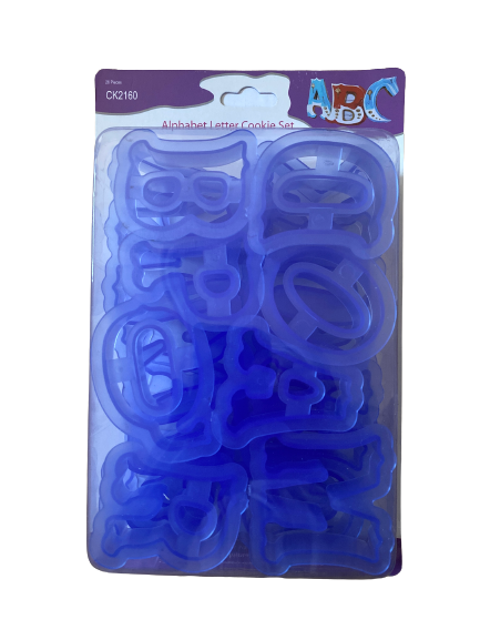 CK2160 Alphabet Plastic Cookie Cutter