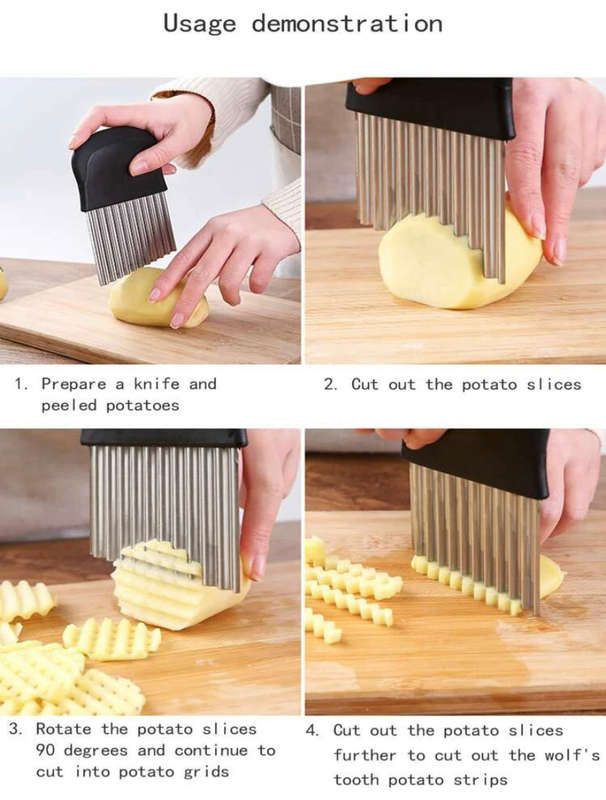 Crinkle Cutter Chip chopper