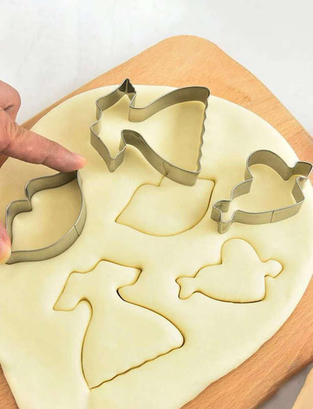 Girly cookie cutters Dress Heeart Shoe Lips