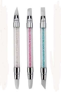 Silicone cake decorating brush set Fondant/Nail Tool, 3 piece