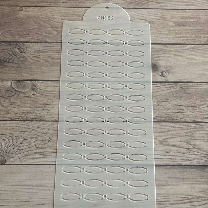 Cake Decorating Stencil CH352