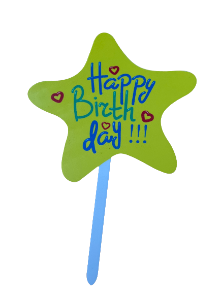 Nr371 Acrylic Cake Topper