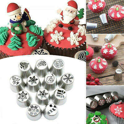 12pc Christmas Russian nozzle set