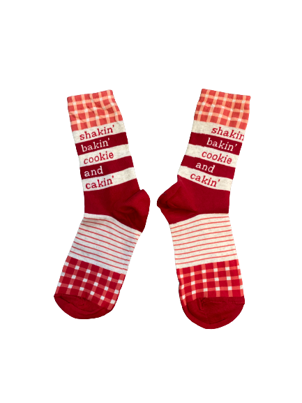 Shakin' Bakin' Cookie and Cakin Baking Socks