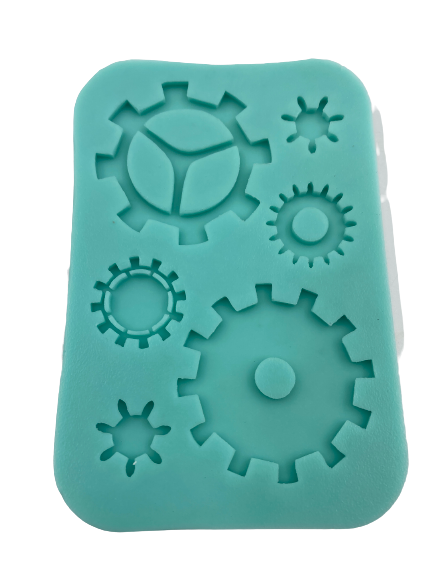 Silicone Mould Steampunk Gear