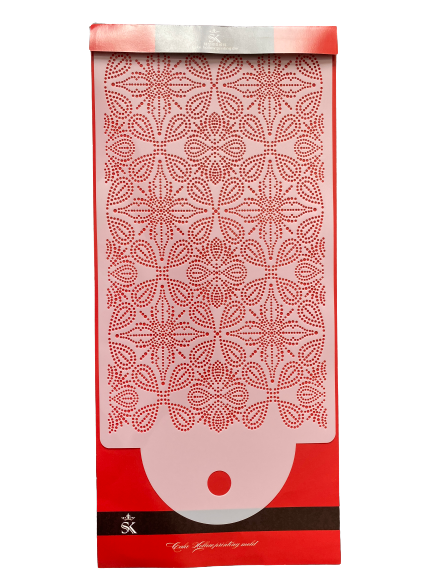 Flower Decorating Stencil,size of stencil 20x36cm B