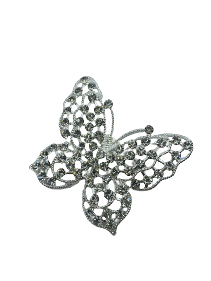 A Diamante brooch for decor or cake decorating, +-6.5cm A