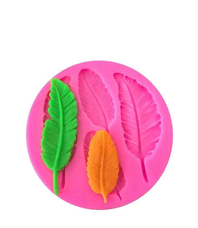 Silicone feather mould