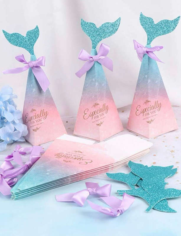 Cardboard Mermaid Box 5pc
