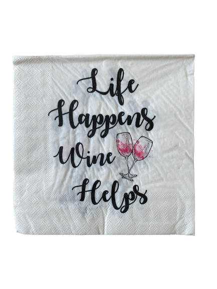 Wine Helps Serviettes