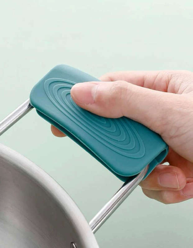 2pc Silicone Pot Grip Clip