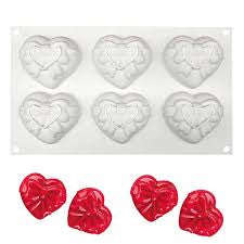 Silicone Mould Soap Hearts