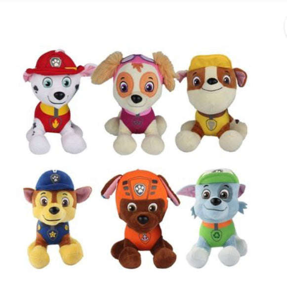 Paw Patrol Soft Toys Set