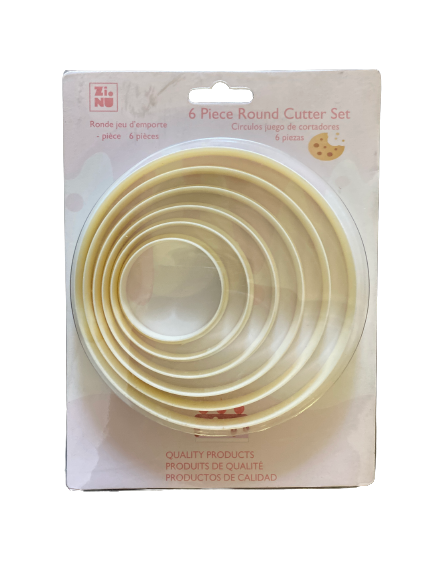 Large shape cutter set Round