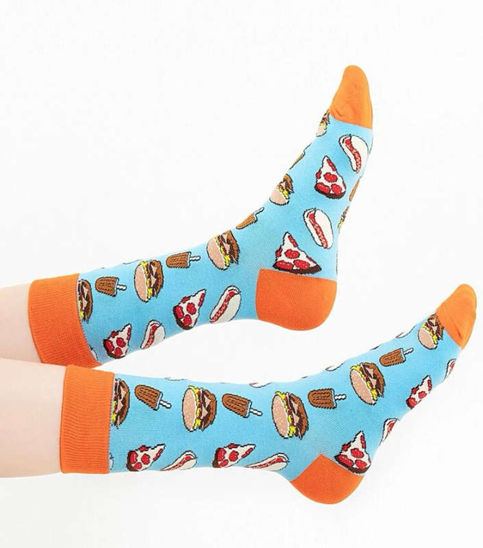Food Hamburger Socks