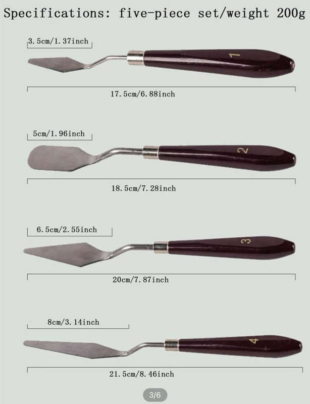 Palette Blade Knife Decorating  Set