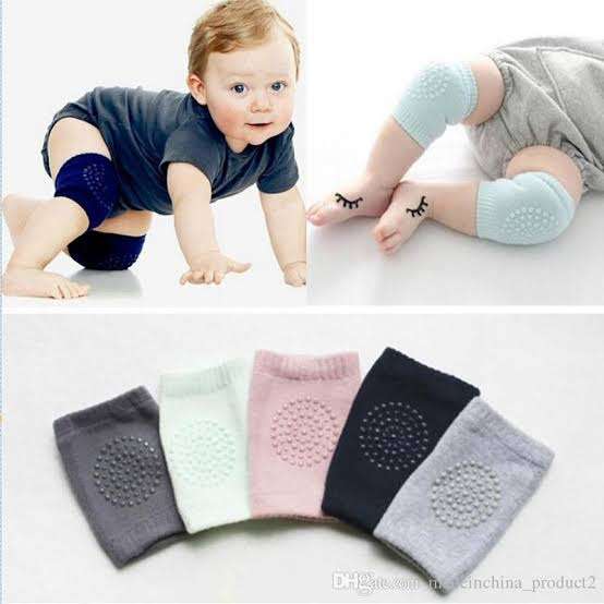 Baby crawling socks. (Navy Blue)