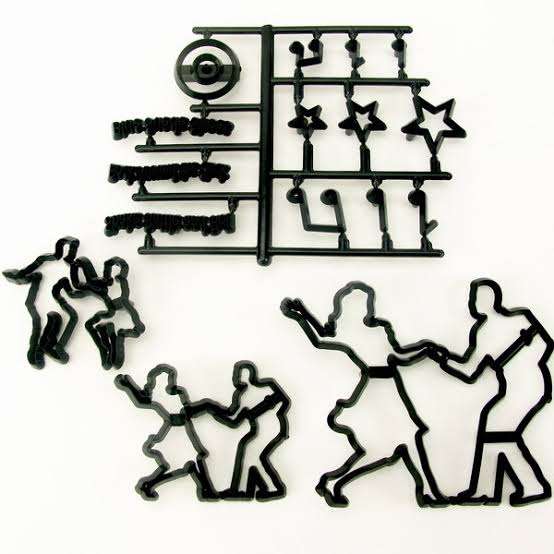 Jive Dancing Silhouette cutter set