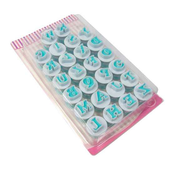 Small Upper case alphabet plunger cutter, +-32mm