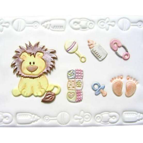 Lion baby plastic cutter set patchwork, S830