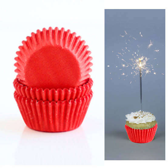 100 piece red Cupcake holders wrappers