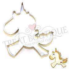 Treat Boutique Metal cookie cutter Unicorn jumping