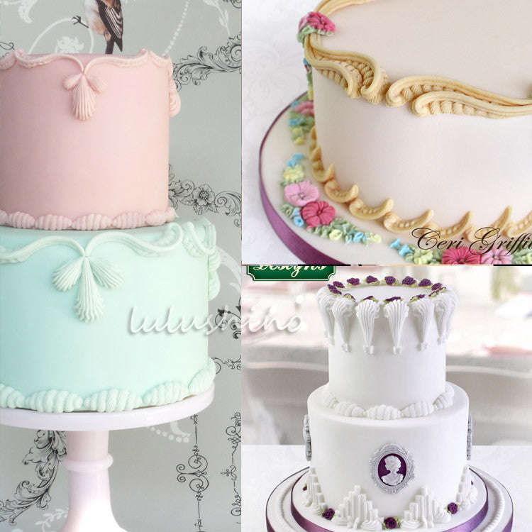 Silicone Mould Piping Embellishment
