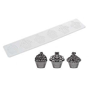 Silicone Lace Mould Cupcakes