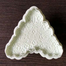 Lace Fondant Patterned Border Plunger Cutter A3414