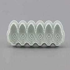Lace Fondant Patterned Border Plunger Cutter A3425
