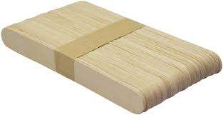 Large Ice Cream wooden Sticks, 50 per packet