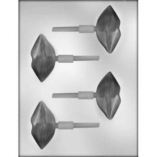 Plastic chocolate mould, Lips, 7.5x3cm valentine