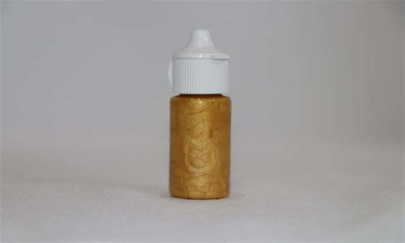 Rolkem Lustre Paint Gel, Mayan Gold 15ml