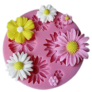 Silicone Mould Daisy Flower Variety