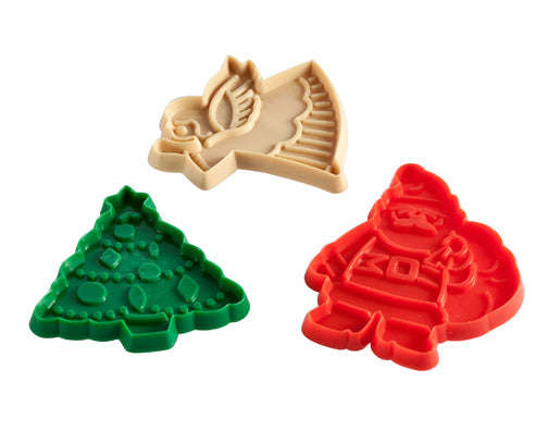 Christmas plastic cookie cutter set
