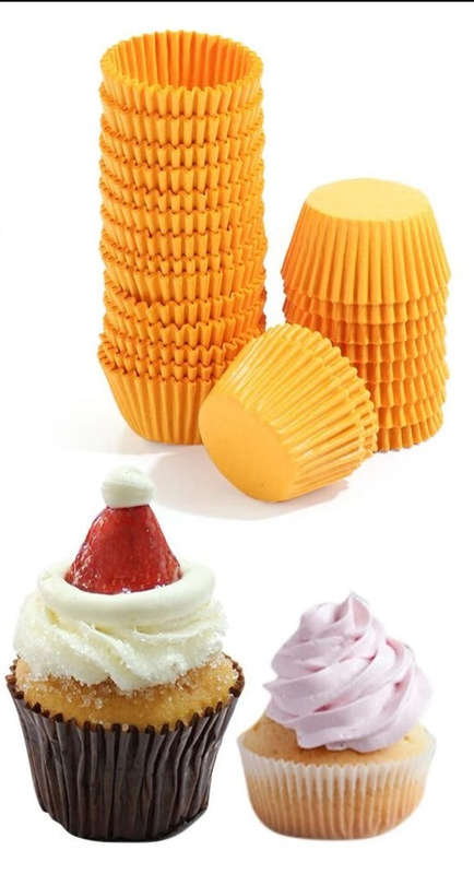 Orange Cupcake Wrappers 1000pcs