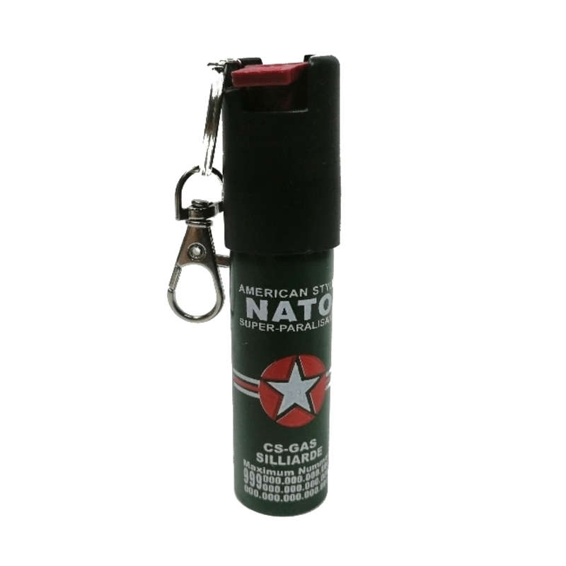 Self Defence Nato Pepper Spray Keyring 20ml