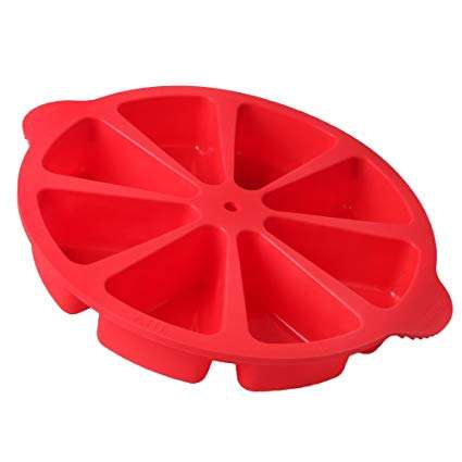 Silicone mould pizza cake slices