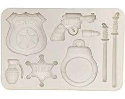 Silicone Mould Police Sherif