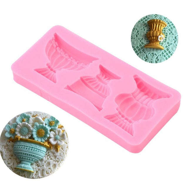Silicone mould Pots