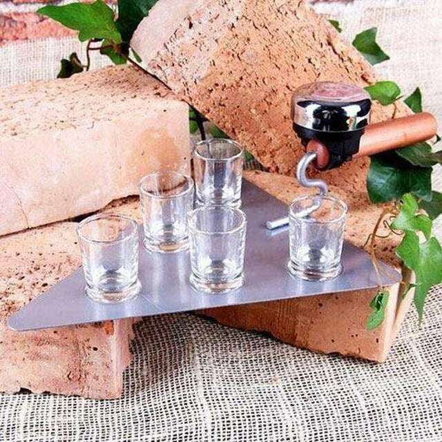 Brick Trowel with Shooter Glasses