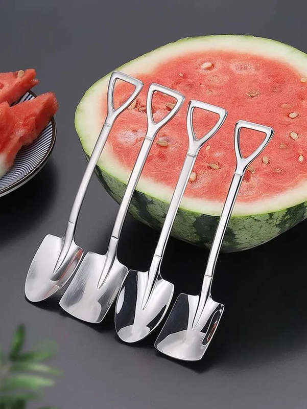 Shovel teaspoon set 4 piece