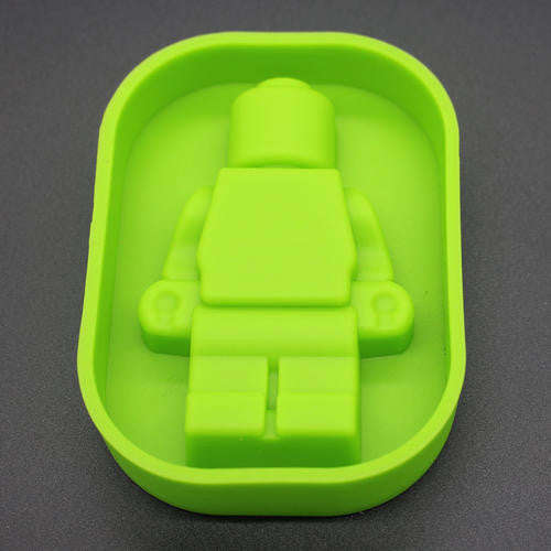 Silicone fondant Lego mould Man 9x6x2cm